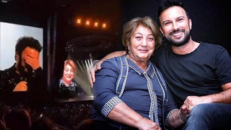 Annesini kaybettikten sonra ilk kez sahneye çıkan Tarkan gözyaşlarına boğuldu