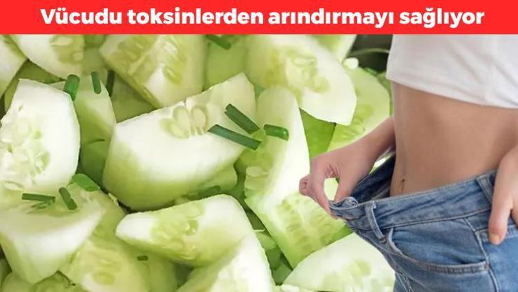 5 günde 5 kilo yağ yaktırıyor Yazın tüy gibi olmanızı sağlayacak salatalık detoksu: Vücudu baştan inşa ediyor, cayır cayır kilo verdiriyor