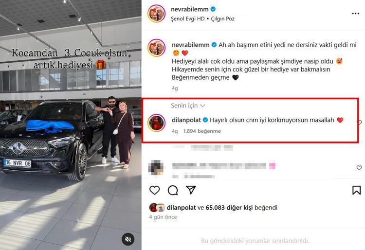 Dostluklar bitmişti Dilan Polattan kocasının milyonluk hediye aldığı Nevra Bileme olay yorum