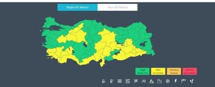 ANKARA VE ÇEVRESİ İÇİN UYARI