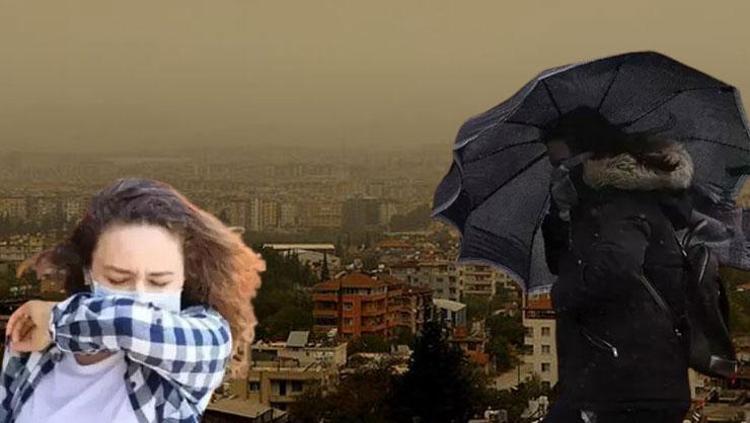 Meteoroloji’den 28 kente sarı alarm Sağanak, fırtına, toz taşınımı…