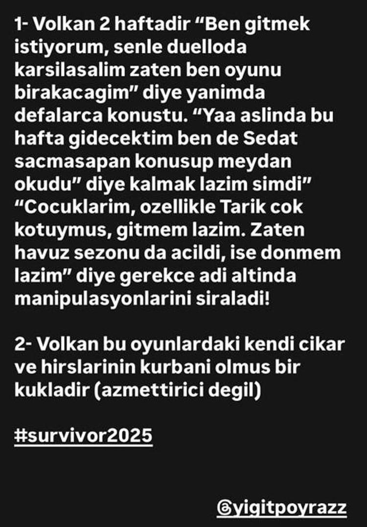 Yiğit Poyrazın elenmesiyle Pınar Sakadan olay paylaşım geldi