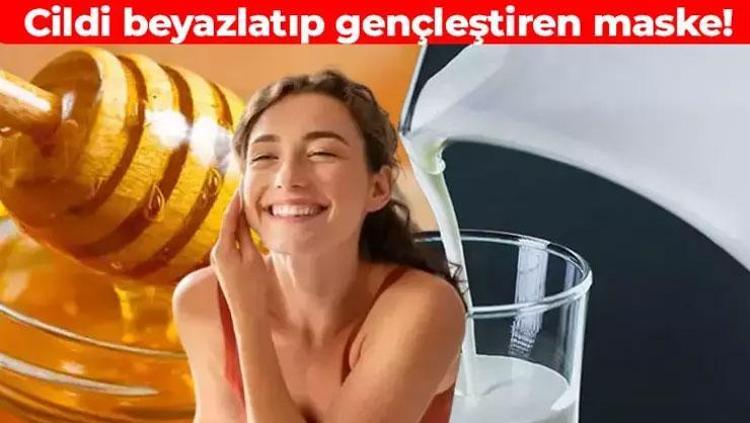 Bal ve sütle karıştırın Cildi beton gibi yapıyor: Gözenekleri küçültüyor, anında kolajen yüklüyor