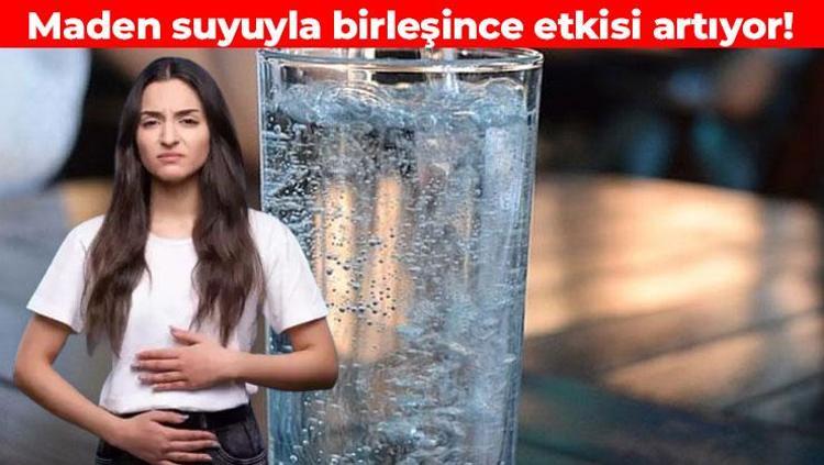 Maden suyunun içine 1 dilim koyun Böbrekleri makine gibi çalıştırıyor: Kalsiyum, magnezyum ve potasyum deposu