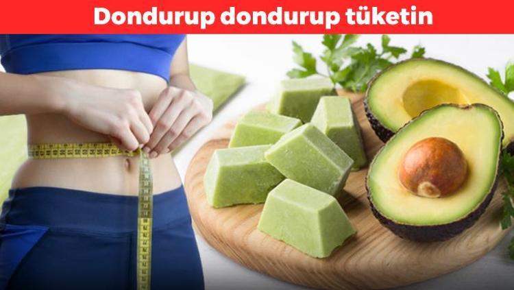 Dondurup dondurup tüketin Sosyal medyanın yeni trendi: Buzlu avokado ile cayır cayır yağ yakın, bıngıl bıngıl yağlardan kurtulun