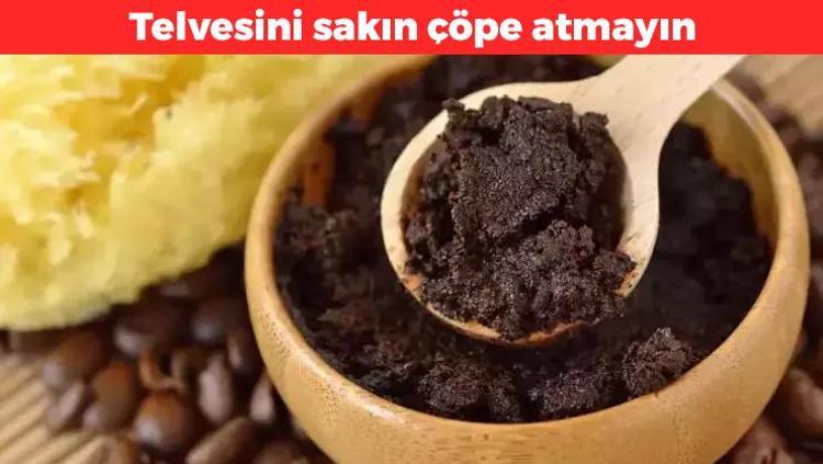 Kahve telvesini sakın çöpe atmayın Kimyasal ürünlerin ardını unutturuyor: Yağ kalıntılarını söküp atıyor, yüzeyleri ayna gibi parlatıyor