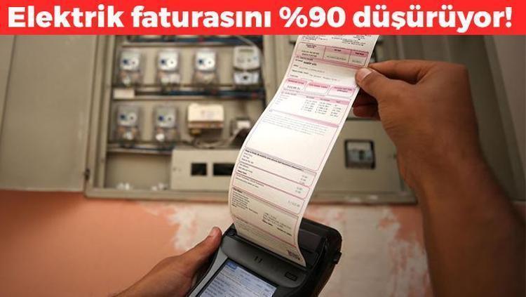 Elektrik faturalarını %90 düşürüyor Faturalardan tasarruf etmek isteyenler denesin
