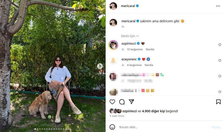 Anne olmak için gün sayıyor Meriç Araldan karnı burnunda poz