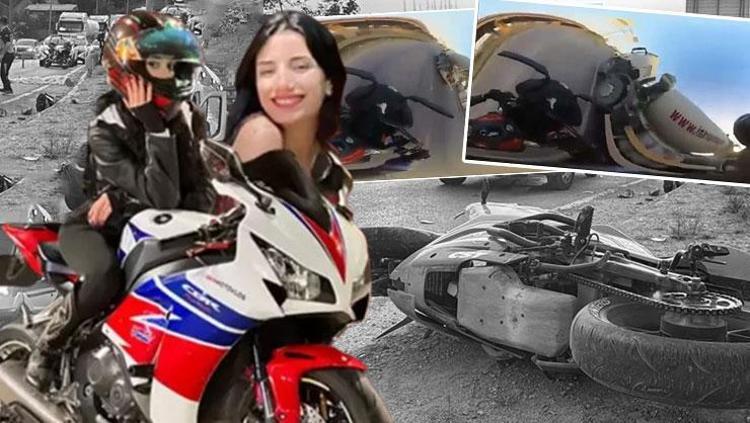 Fenomen motorcunun feci sonu Saniyenin ölüme gidişi kask kamerasında