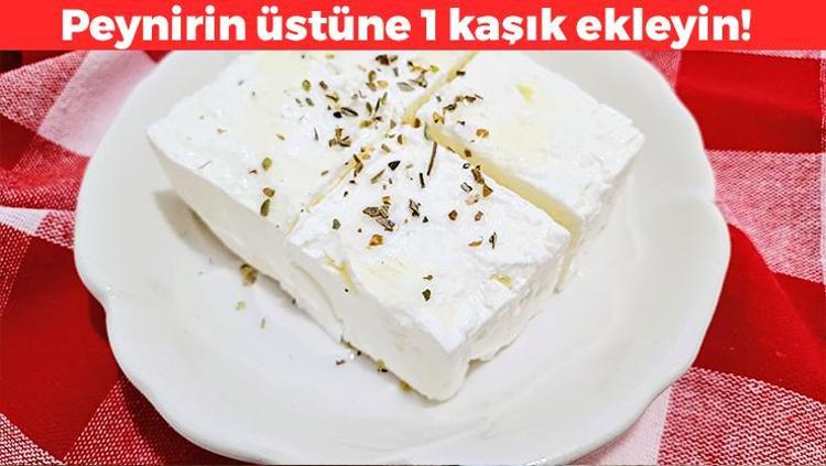 Peynirin üstüne 1 kaşık ekleyin Mide ilaçlarından 10 kat daha etkili: Bağırsakları saniyesinde temizliyor