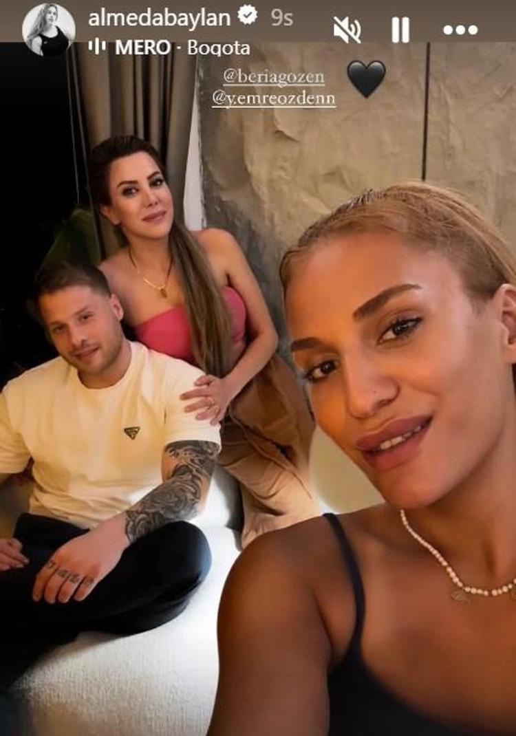 Almeda Baylan meğer Survivor Yunus Emre Özden ile arkadaşmış