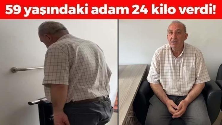 59 yaşındaki adam tam 24 kilo verdi 132den 108e düştü: Yağları cayır cayır eritiyor, meğer mum gibi erimenin sırrı buymuş