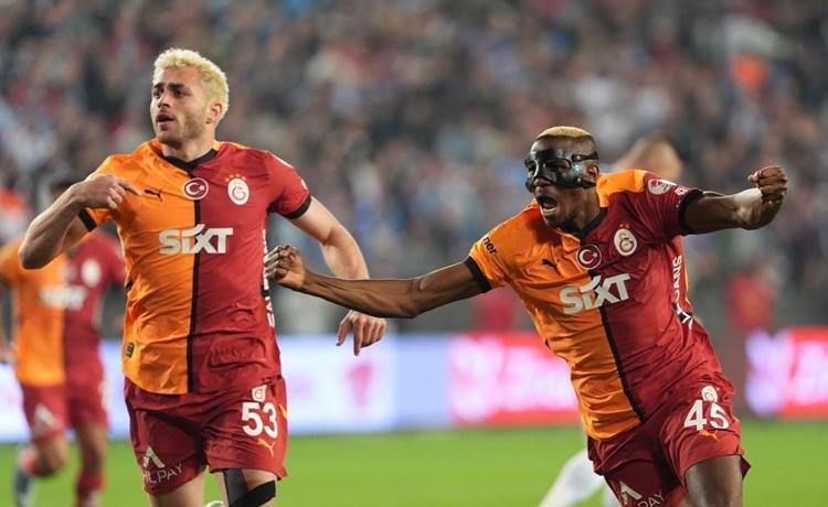 Galatasaray Trabzonspor maçında Osimhen kasırgası