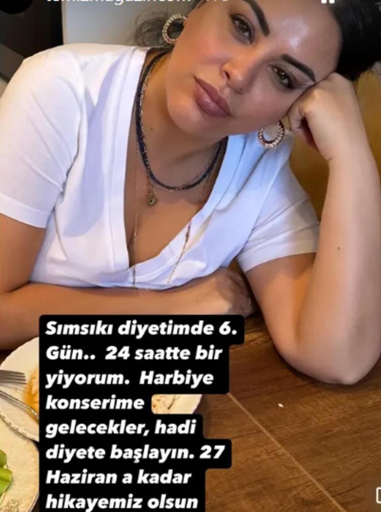 24 SAATTE BİR YİYORUM