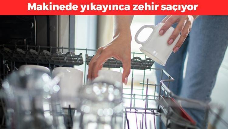 Bulaşık makinesine atınca zehir saçıyor Yüksek ısı ve deterjanla kanserojen maddeye dönüşüyor