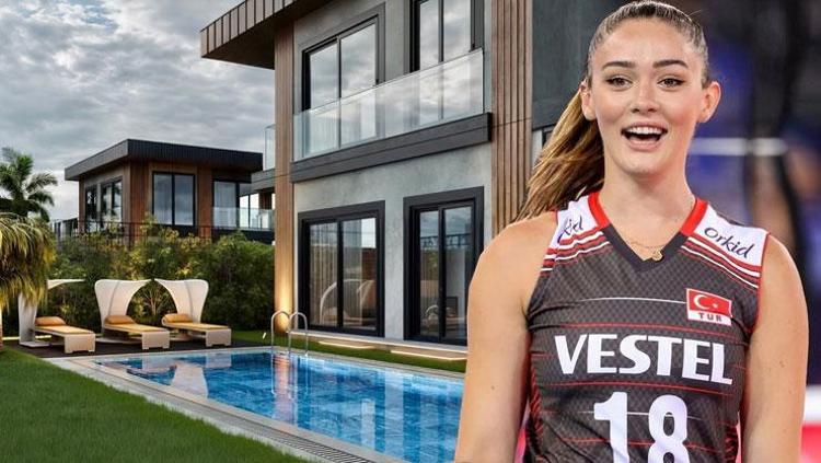 Voleybolun en zenginlerinden Zehra Güneşin villası ağızları açık bıraktı