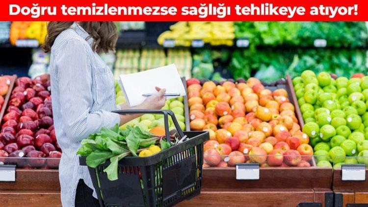 Mutfağınıza sokarken 2 kere düşünün Gıdadan yayılan tehlike: Temizlemek için suya bir kaşık ekleyin