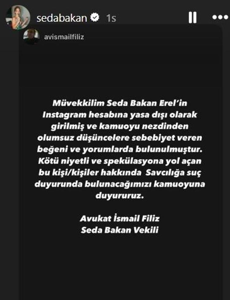Like krizi ortalığı karıştırmıştı Seda Bakan dava açıyor