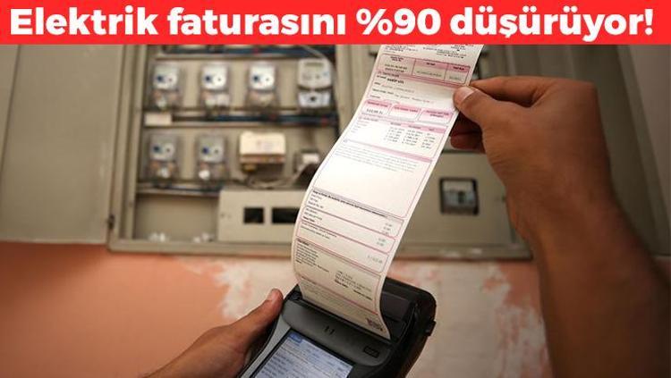 Elektrik faturalarını %90 düşürüyor Faturalardan tasarruf etmek isteyenler denesin