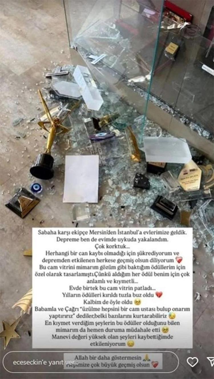 DEPREME UYKUDA YAKALANDIM