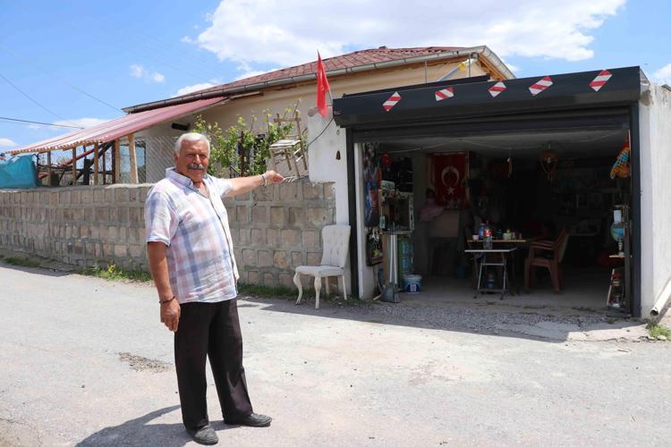 Gurbetçinin 40 yıllık emeği Gören hayrete düşüyor