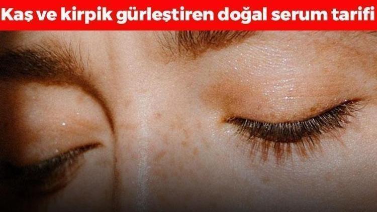 1 damlası kaşları coşturuyor: Kaş ve kirpik gürleştiren doğal serum tarifi