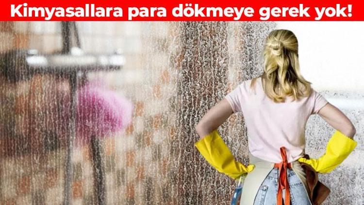 Duşakabin lekeleri tarihe karışıyor Sprey şişeye koyup sıkın: Kirecin, bakterilerin kökünü kurutuyor