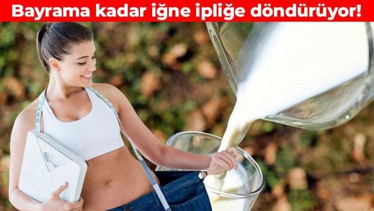 Bayrama kadar bel ve baseni eritiyor Sütle karıştırıp için: 3 günde 5 kilo verdiriyor, kalori yakımını hızlandırıyor