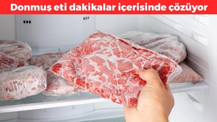 Donmuş etleri sadece bu şekilde çözdürün Suyun içine bir kaşık eklemek yeterli: Dakikalar içerisinde buzlardan kurtulun