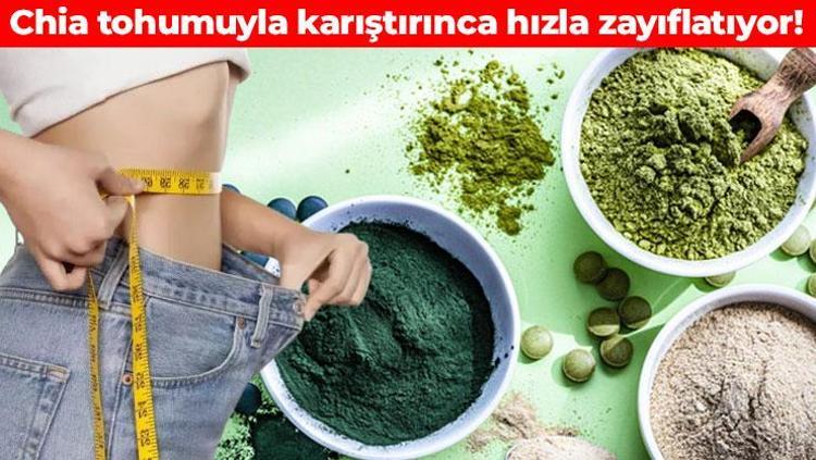 Yağlara mıknatıs gibi yapışıyor 1 haftada 3 kilo verdiriyor: Chia tohumu ile karıştırın