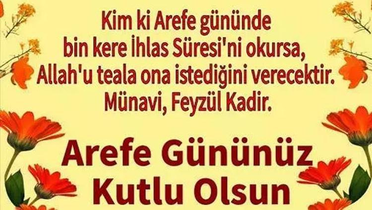AREFE GÜNÜ MESAJLARI 2025: Resimli, anlamlı, dualı ve ayetli Kurban Bayramı arefesi mesajları ve sözleri