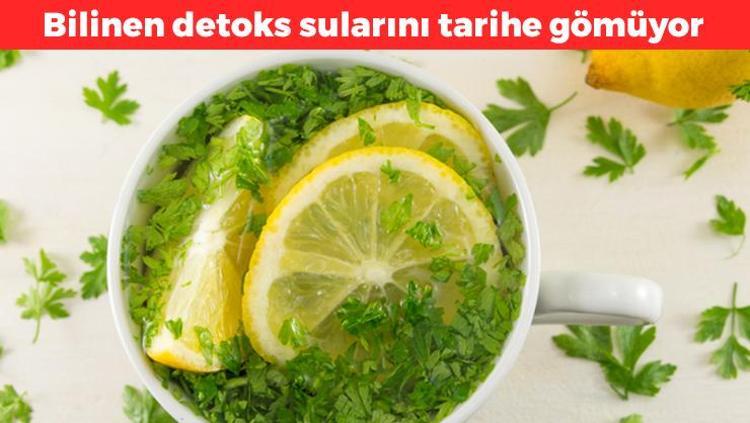 Sadece limon eklemek yetmiyor Bilinen detoks sularını tarihe gömüyor: Cayır cayır yağ yakıyor, vücuttaki ödemi söküp atıyor