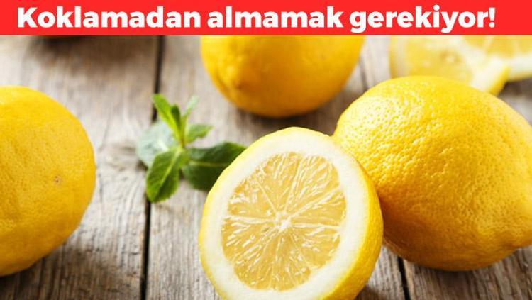 Koklamadan almayın Limon seçerken bu detaya dikkat