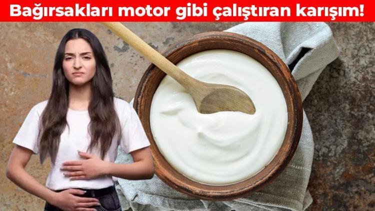 Ev yoğurduyla karıştırıp kaşık kaşık yiyin Kabızlığı 1 gecede tarihe gömüyor