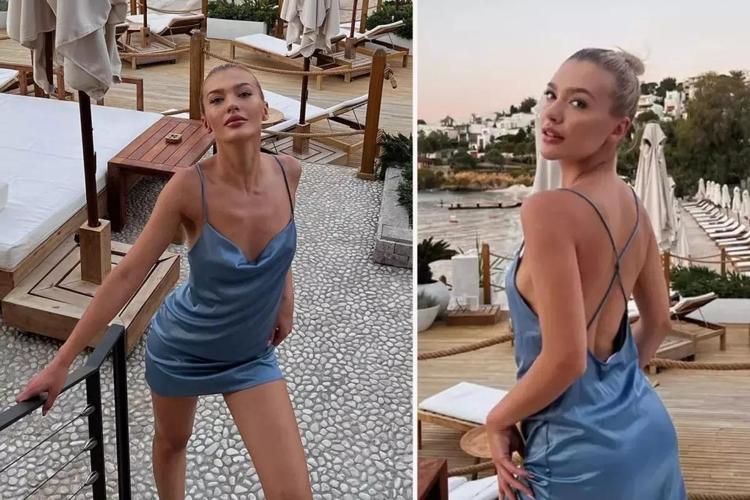 Melisa Döngelin plaj stili sosyal medyaya damgasını vurdu