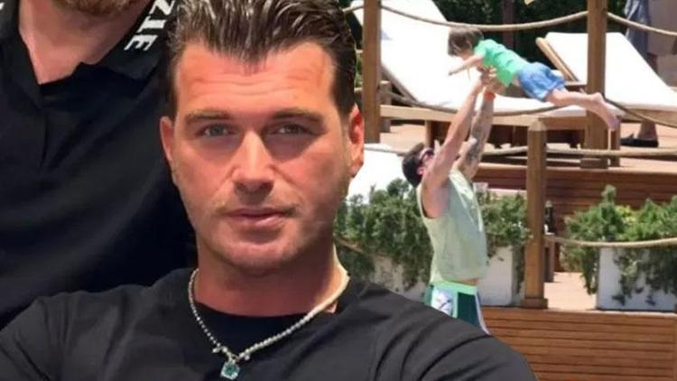 Kıvanç Tatlıtuğ ve oğlu Kurt Efenin plaj keyfi