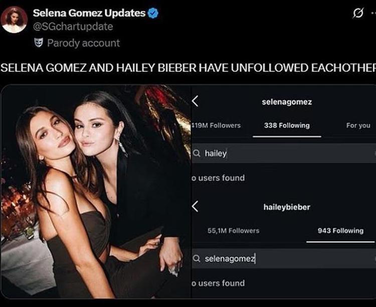Justin Bieber ve Hailey Bieber arası tam düzeldi derken bu sefer Selena Gomez işin içine girdi