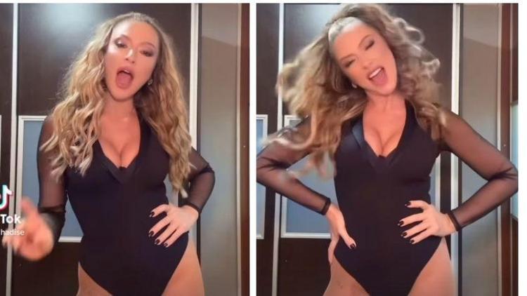 Hadiseden ayna karşısında dans Ünlü şarkısı sosyal medyayı salladı