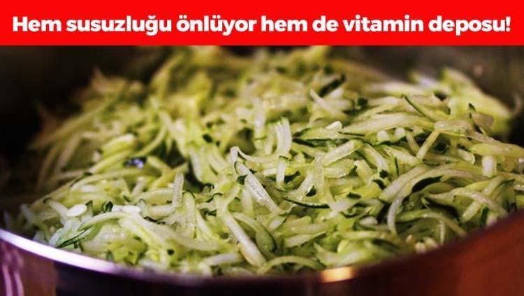 Yaz aylarında sofranızdan eksik etmeyin Elektrolit dengesi sağlayıp vücudu susuzluktan koruyor, A, C ve K vitamini zengini