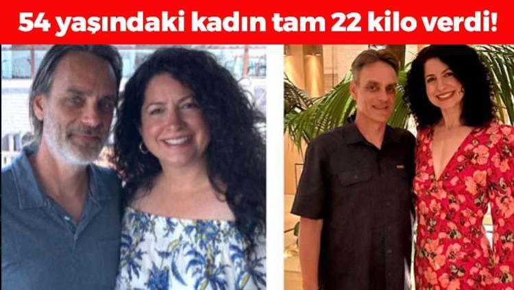 54 yaşındaki kadın tam 22 kilo birden verdi Aç kalmadan zayıflamak mümkün: Meğer mum gibi erimenin sırrı buymuş