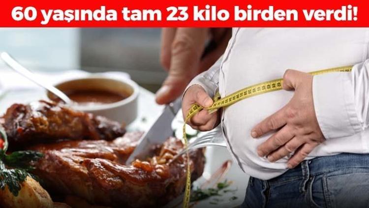 60 yaşındaki adam tam 23 kilo birden verdi 94 kilodan 71e düştü: Yağları cayır cayır yakıyor, mum gibi erimenin sırrı meğer gözümüzün önündeymiş