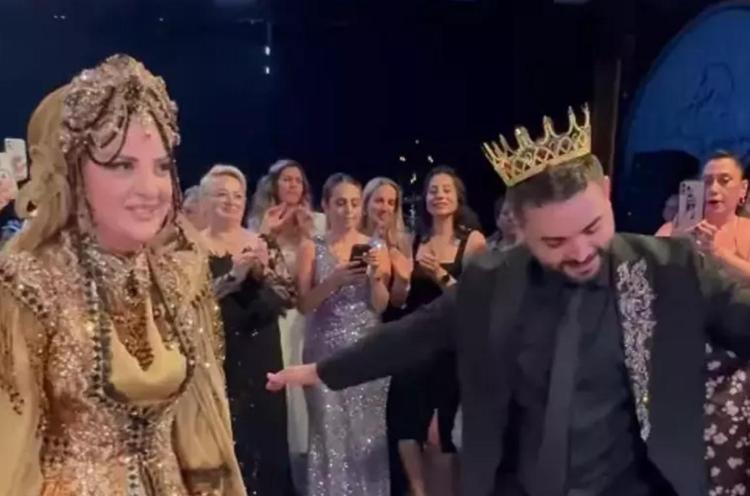 Kadir Ezildi kına gecesi yaptı Dansları ve kıyafetleri damga vurdu