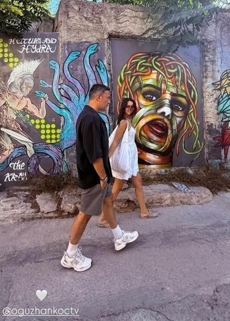 Oğuzhan Koç ile Hazal Subaşı, Yunanistanda aşka geldi