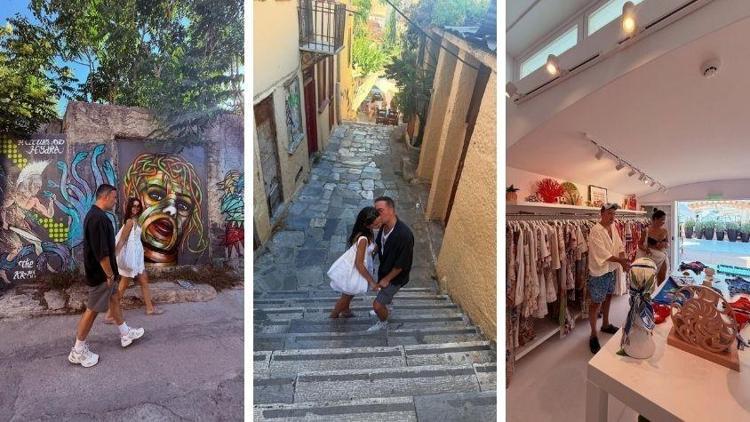 Tatilde aşk başkadır Hazal Subaşı ve Oğuzhan Koç çifti aşka geldi