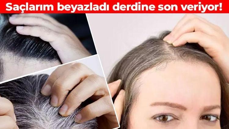 Beyaz saçları tarihe karıştırıyor Kuaför kuaför dolaşmaya son: Haftada 2 kez uygulayın