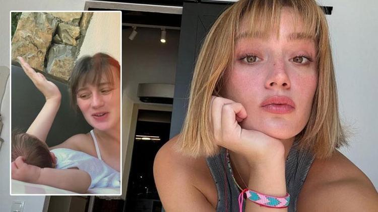 Taze anne Gizem Karacadan yeni paylaşım Şimdi de benim ilgiye ihtiyacım var