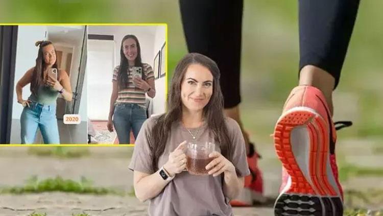 Tek bir şey yaparak 22 kilo birden verdi Resmen bir deri bir kemiğe döndü: İğne iplik gibi olmanın en kolay yolu buymuş