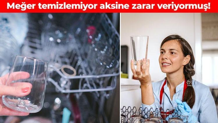 Herkes aynı hatayı yapıyor Bulaşık makinesine koymak doğru değil: Cam bardakları çizip matlaştırıyor