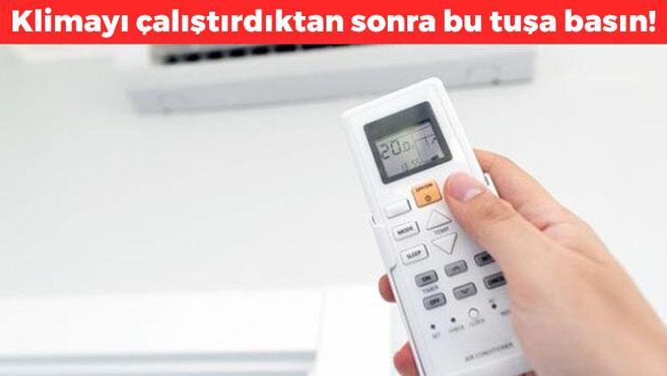 Klimayı çalıştırdıktan sonra bu tuşa basın Serinliği 2 kat artırıyor, odayı anında soğutuyor, %50 daha az elektrik yakıyor
