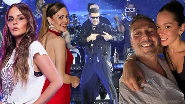 Justin Timberlake konserine büyük ilgi Ünlü isimler akın etti